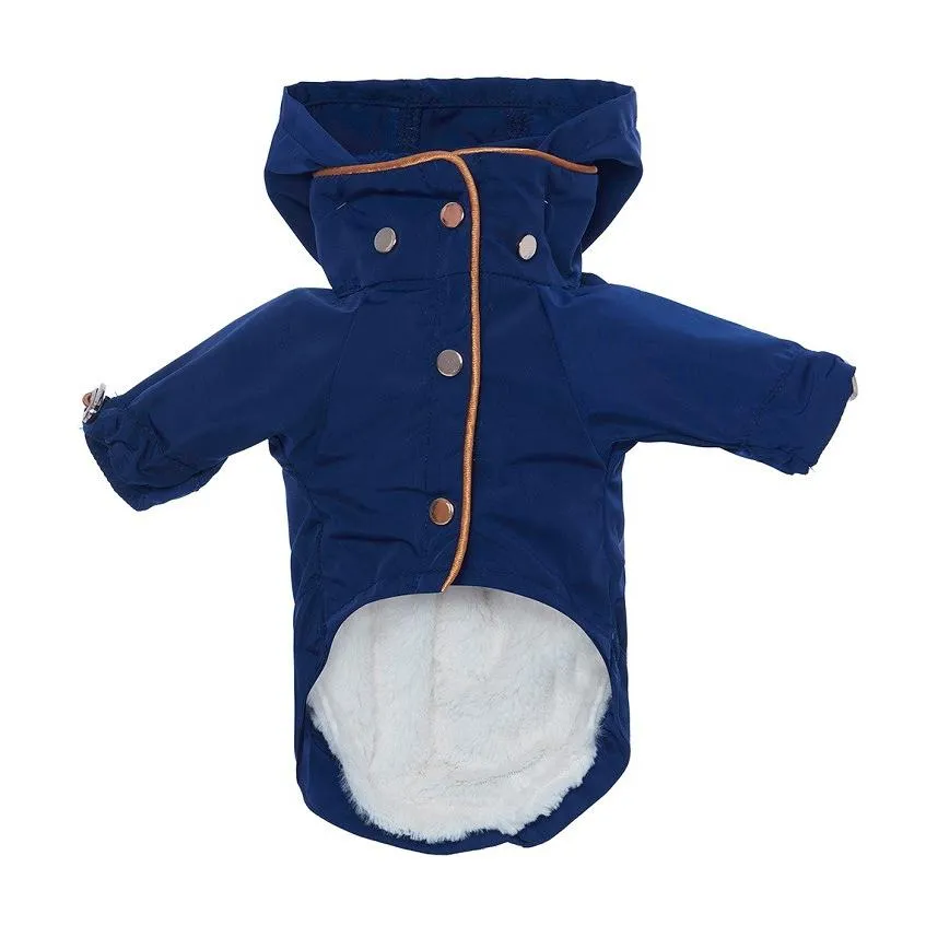 Dual Use Dog Raincoat/Coat Navy