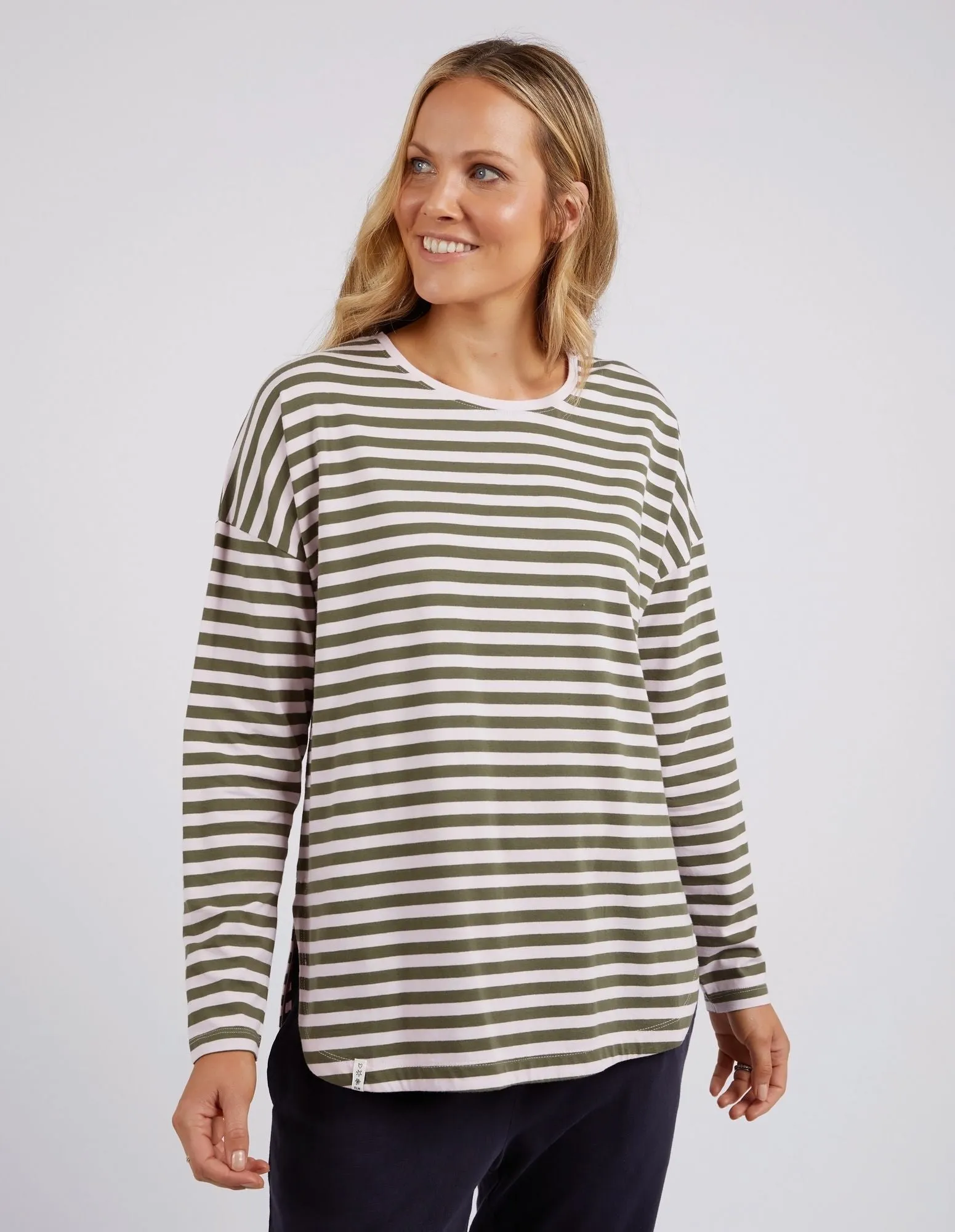 Elm Lauren L/S Stripe Tee