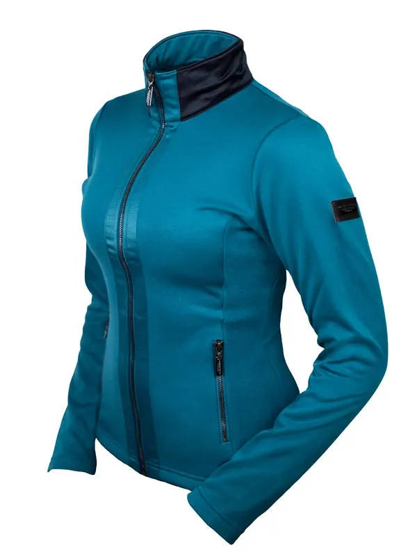 EQUESTRIAN STOCKHOLM AURORA BLUES FLEECE JACKET