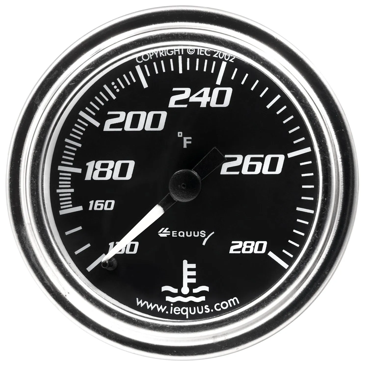 Equus 7000 Classic Series Gauge Kit - Analog - Fuel Level/Oil Pressure/Speedometer/Voltmeter/Water Temperature - Black Face