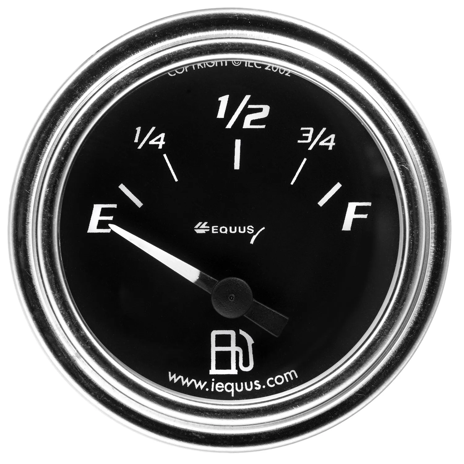 Equus 7000 Classic Series Gauge Kit - Analog - Fuel Level/Oil Pressure/Speedometer/Voltmeter/Water Temperature - Black Face