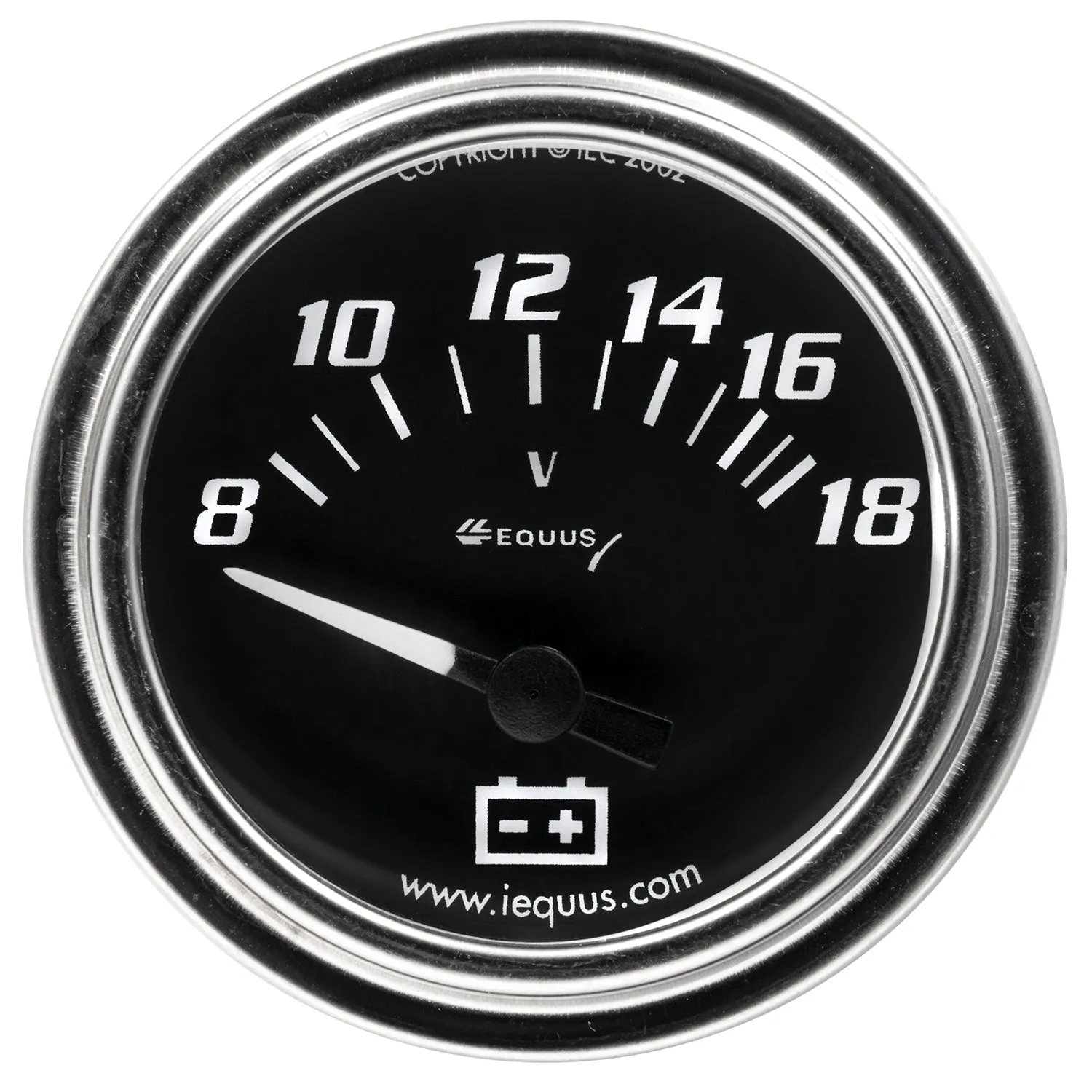 Equus 7000 Classic Series Gauge Kit - Analog - Fuel Level/Oil Pressure/Speedometer/Voltmeter/Water Temperature - Black Face