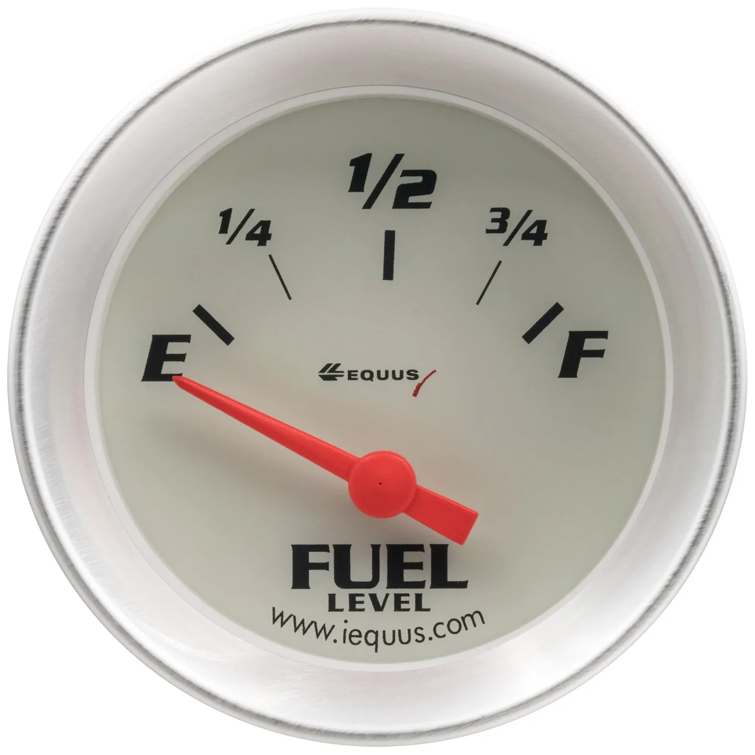 Equus 8000 Series Gauge Kit - Analog - Fuel Level/Oil Pressure/Speedometer/Voltmeter/Water Temperature - White Face