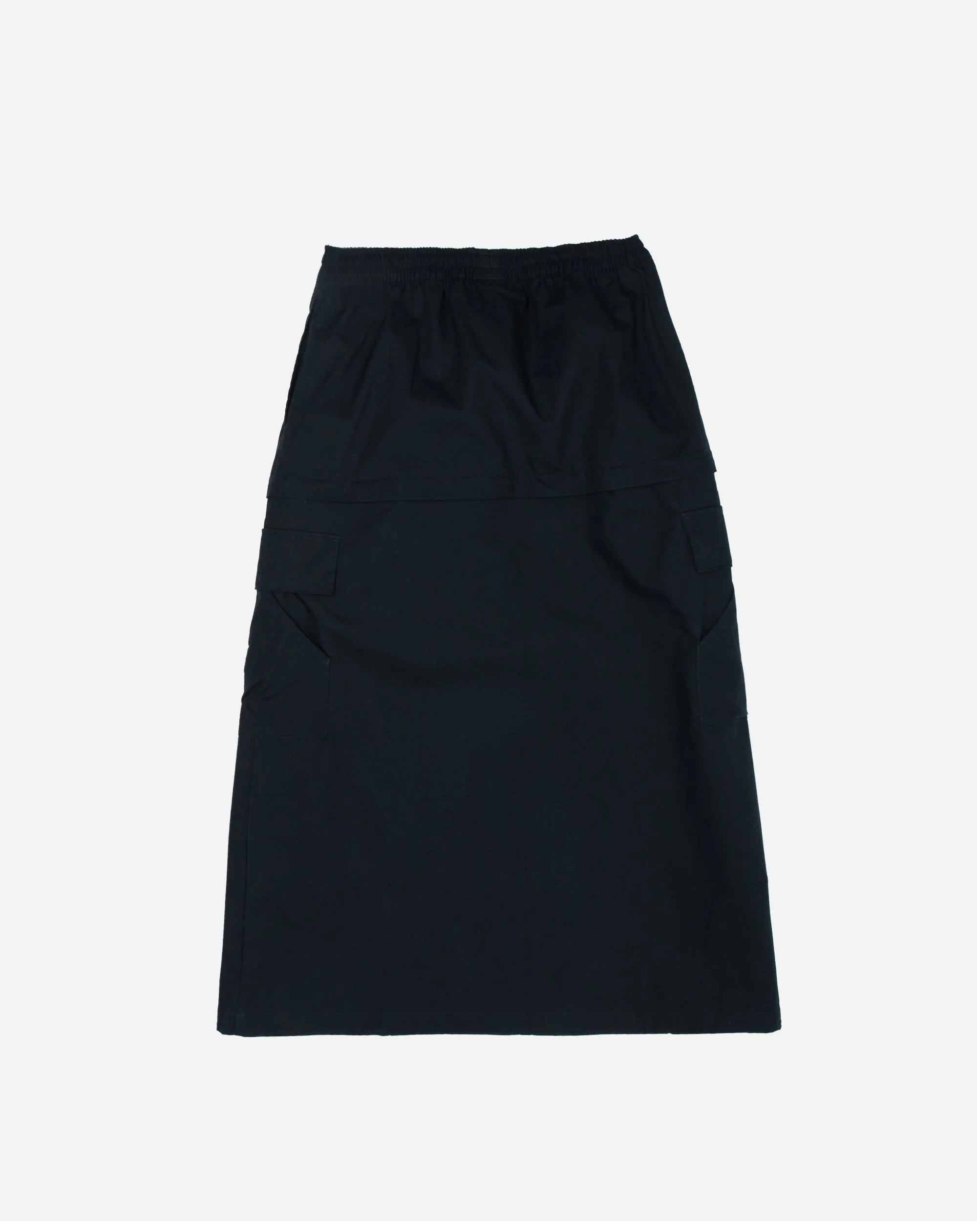 Essential Mid-Rise Woven Cargo Midi Skirt