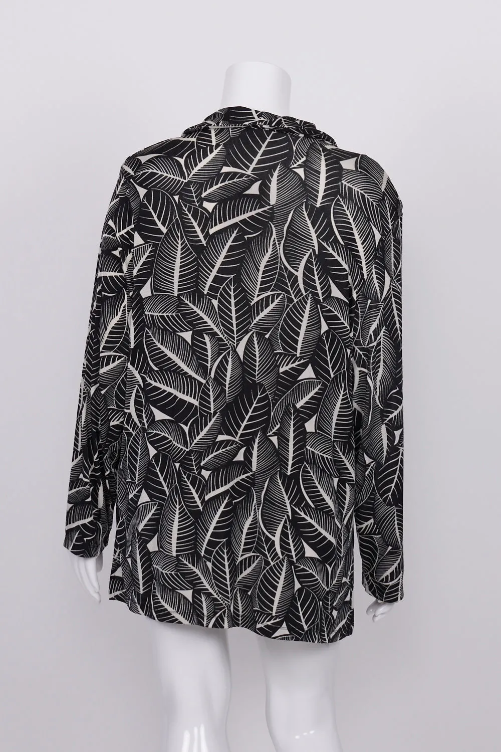 Eve Black And White Patterned Slinky Jacket 22