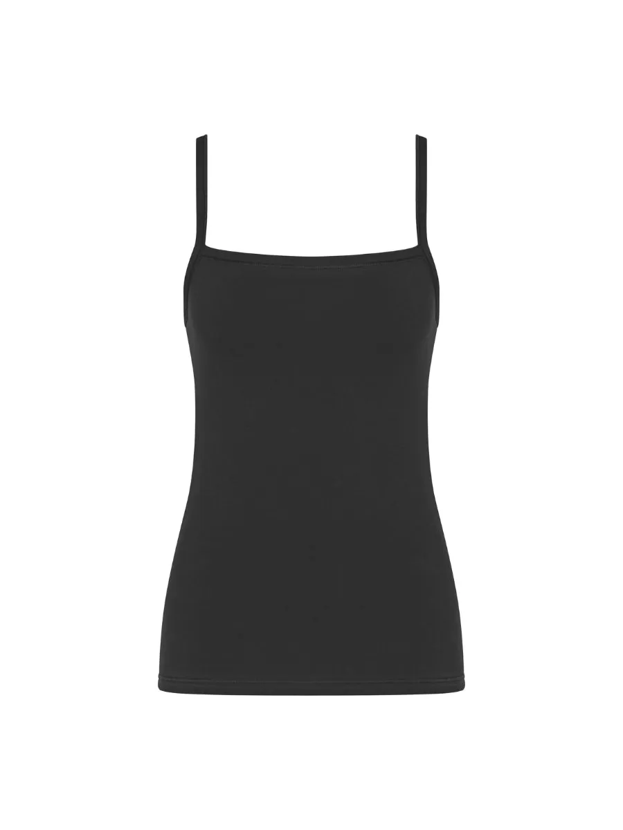 EVER Ease Spaghetti Top - Black