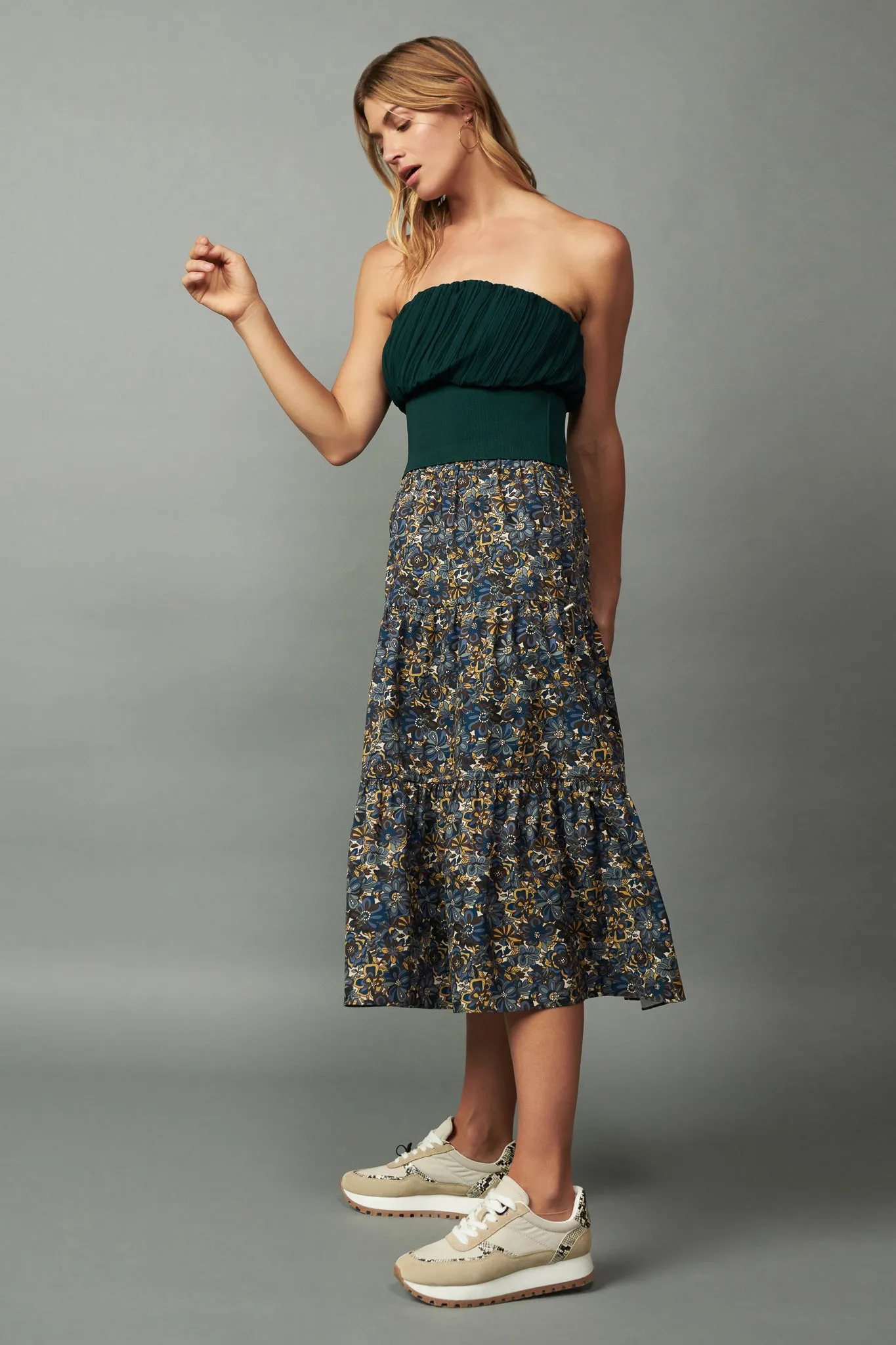 Floral Midi Skirt