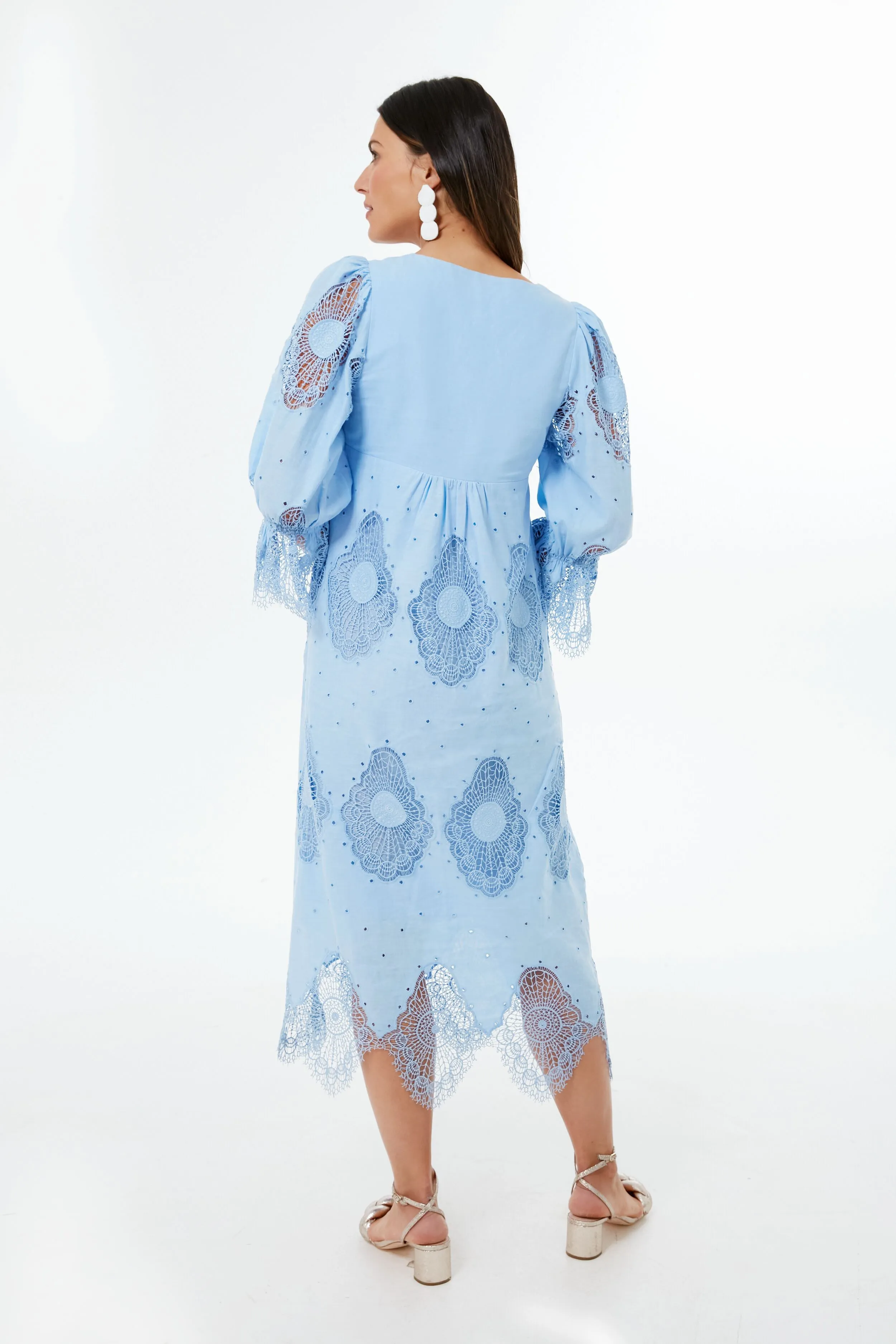 Forget Me Not Blue Lace Ashlyn Dress