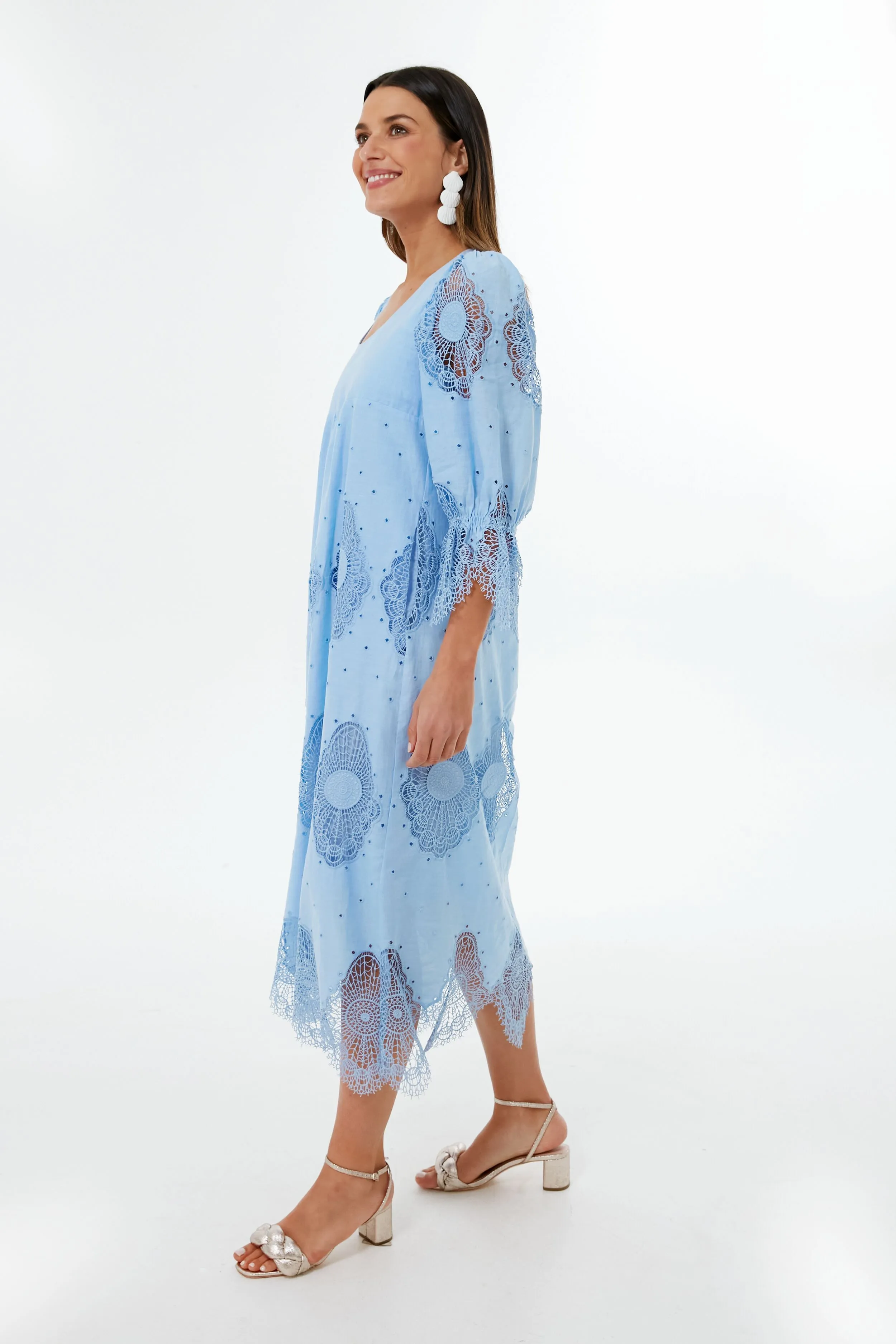 Forget Me Not Blue Lace Ashlyn Dress