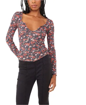 Free People Ciara Printed Layering Top