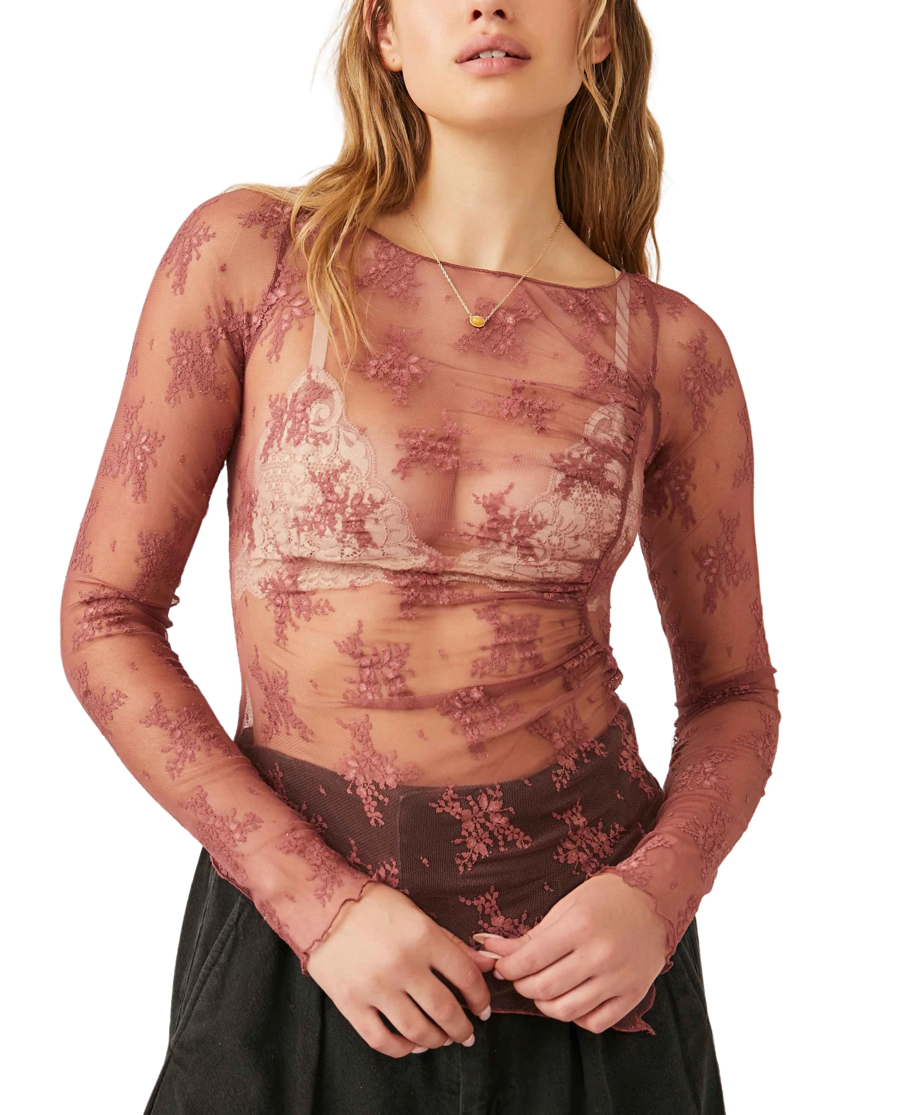 Free People Full Bloom Layering Top