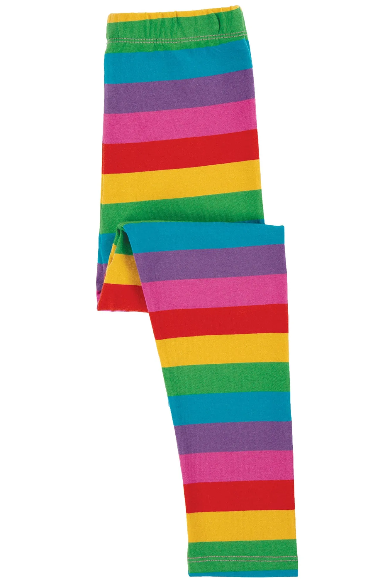 Frugi Baby Girls Libby Striped Leggings