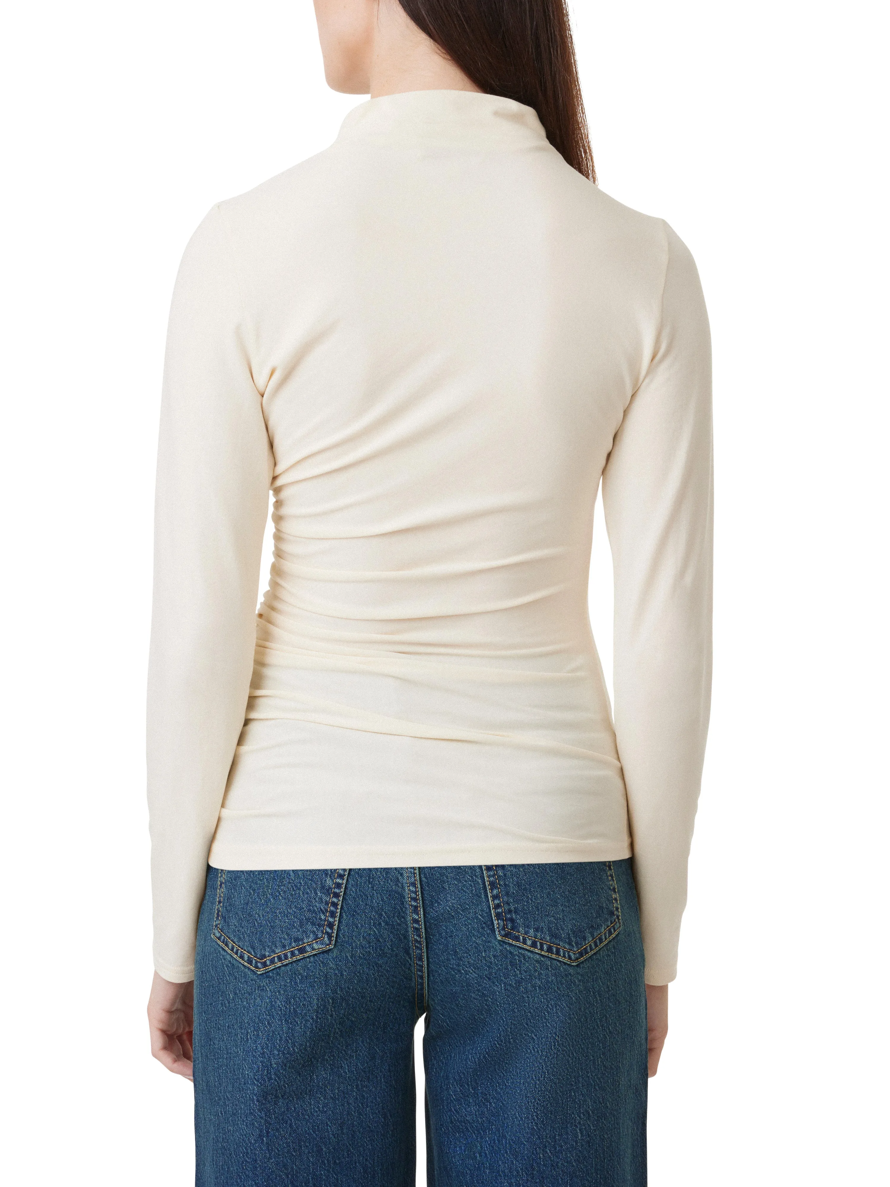 Funnel Neck Long Sleeve Top