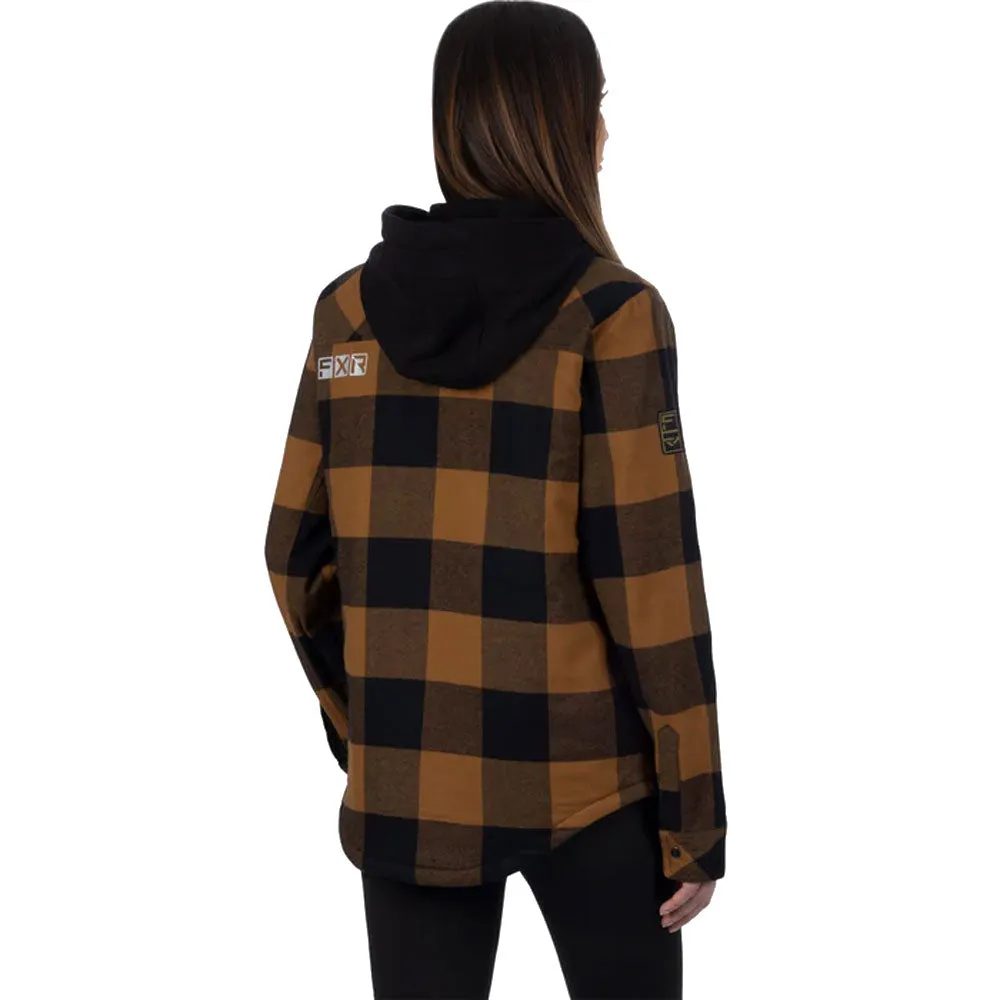 FXR Timber Insulated Flannel Jacket Copper/Black Brown