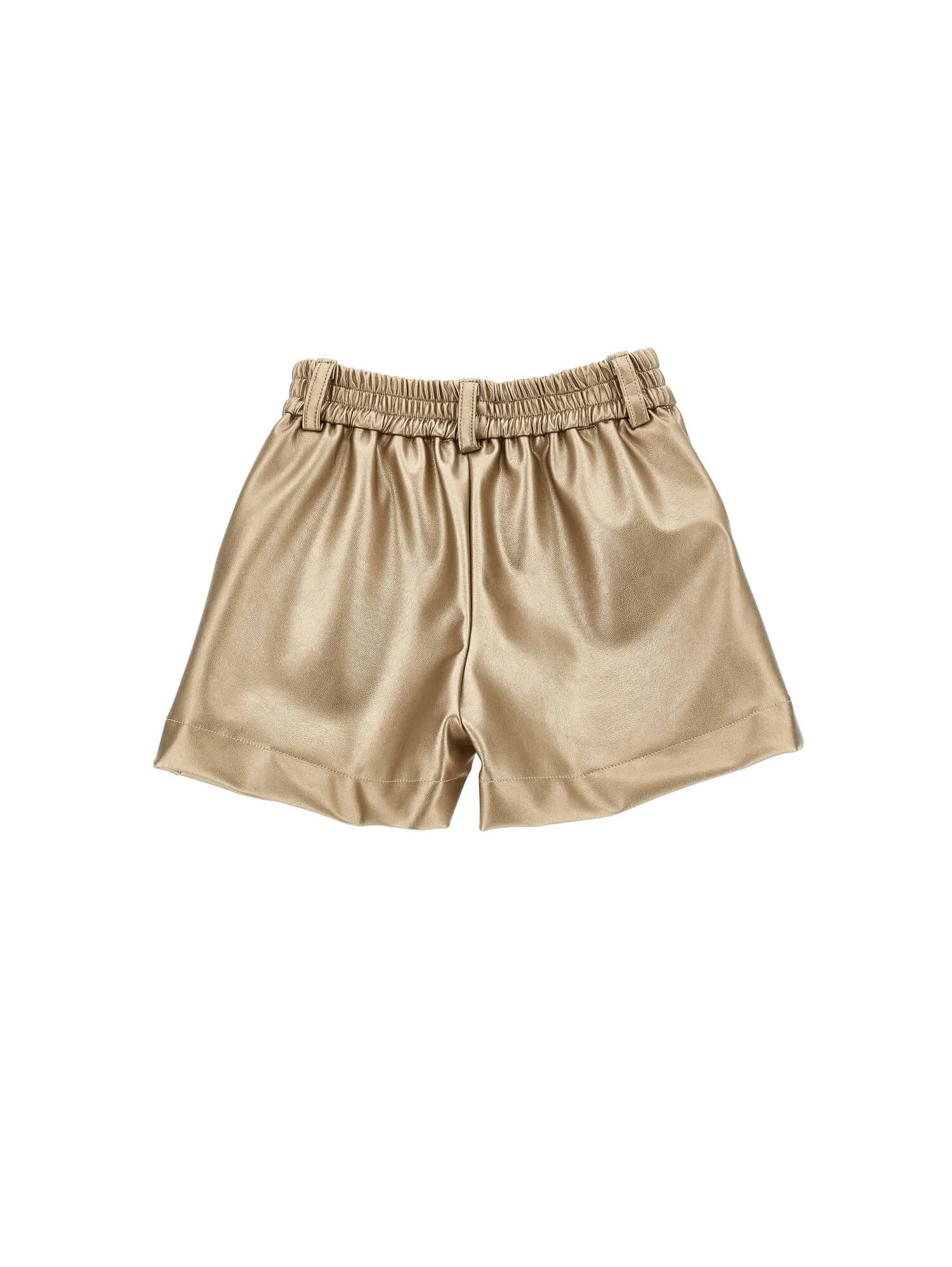 Girls Gold Shorts