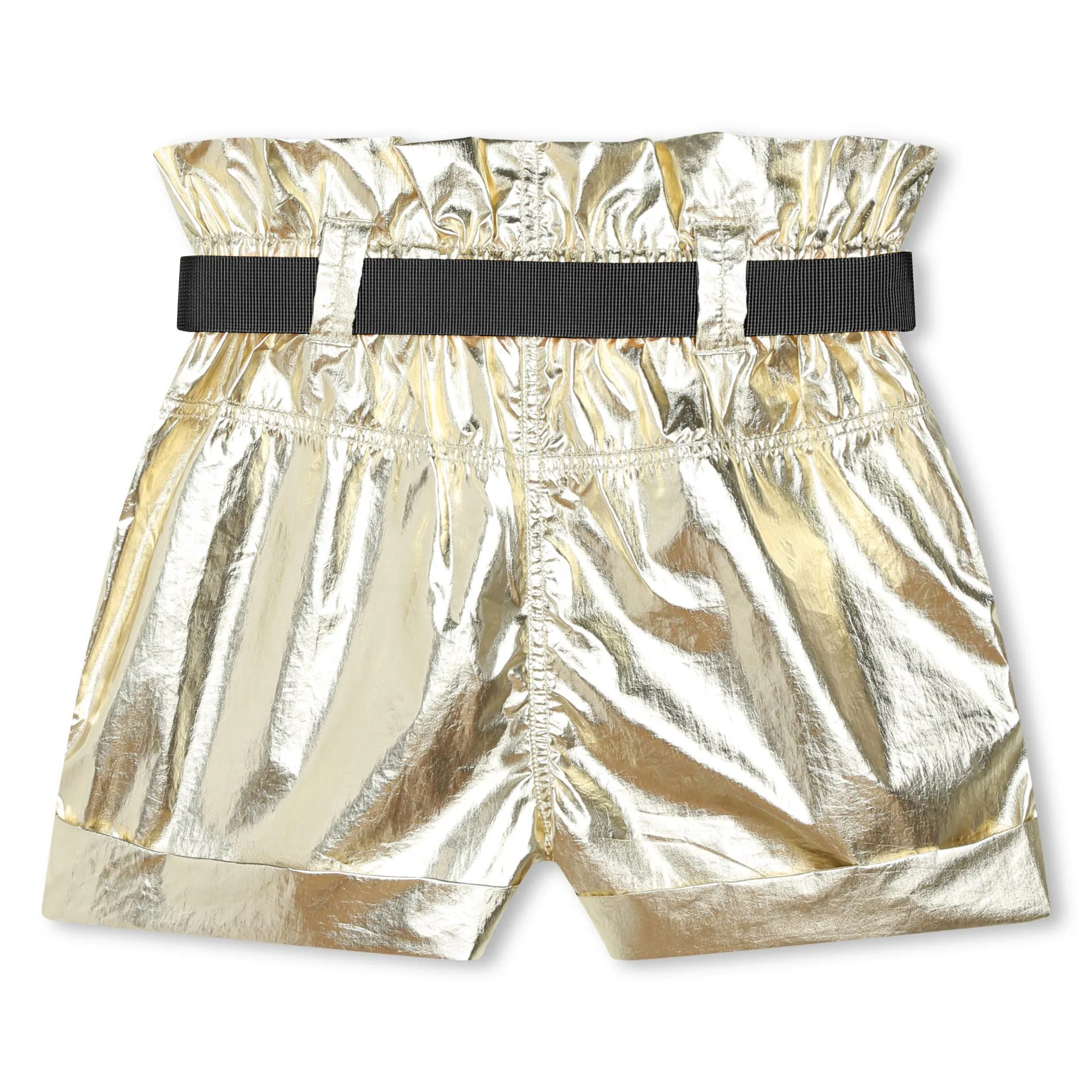 Gold Shorts with Belt