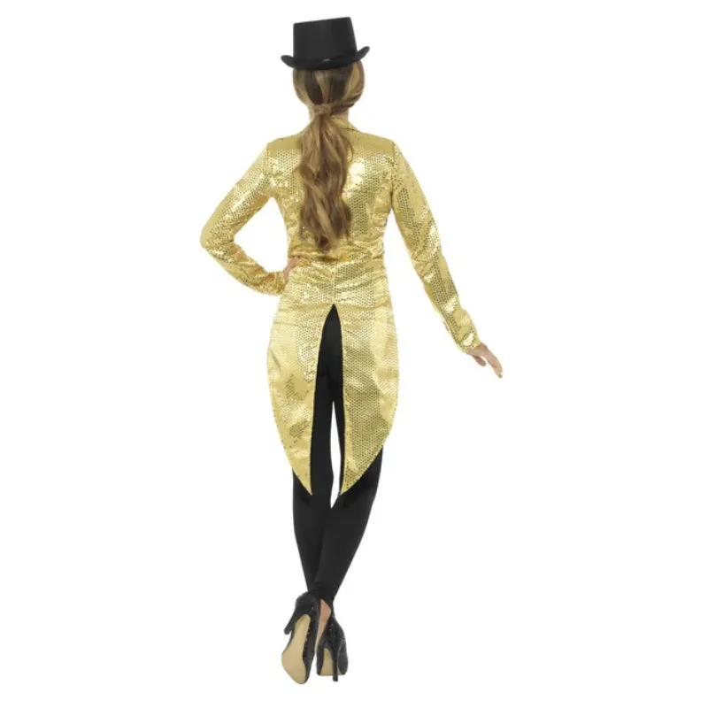 Gold Tailcoat Jacket - Ladies