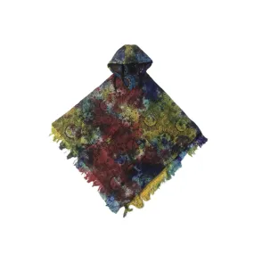 Handcrafted Poncho Mutlicoloured