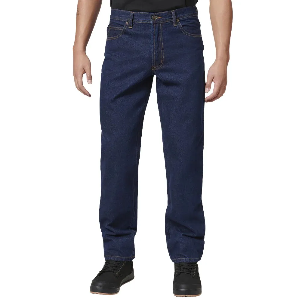 Hard Yakka Heavy Duty Washed Denim Work Jeans (Y03514)