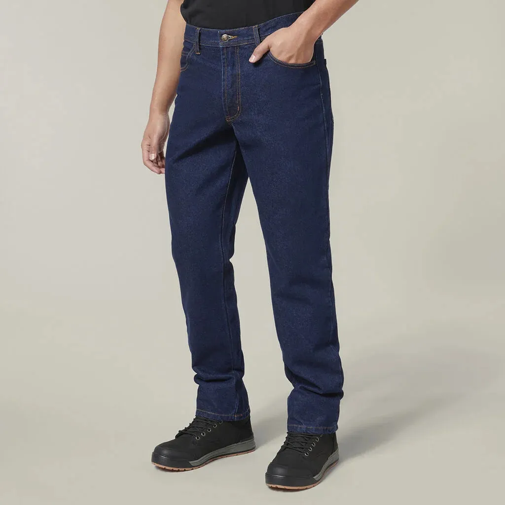 Hard Yakka Heavy Duty Washed Denim Work Jeans (Y03514)