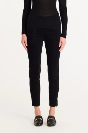 Houston Cord Legging  - Black