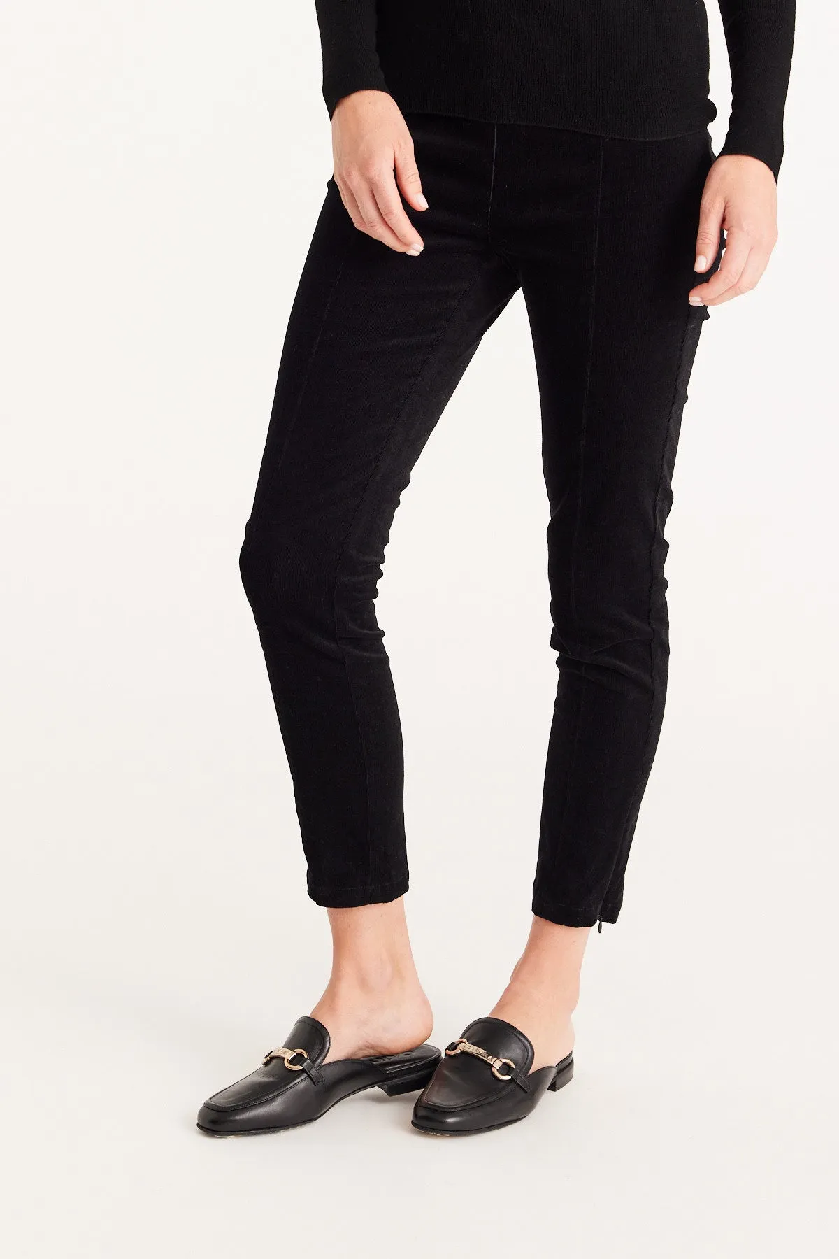 Houston Cord Legging  - Black