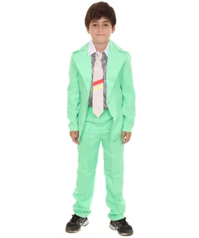 HPO Teen's Deluxe Pop Star Green Color Costume