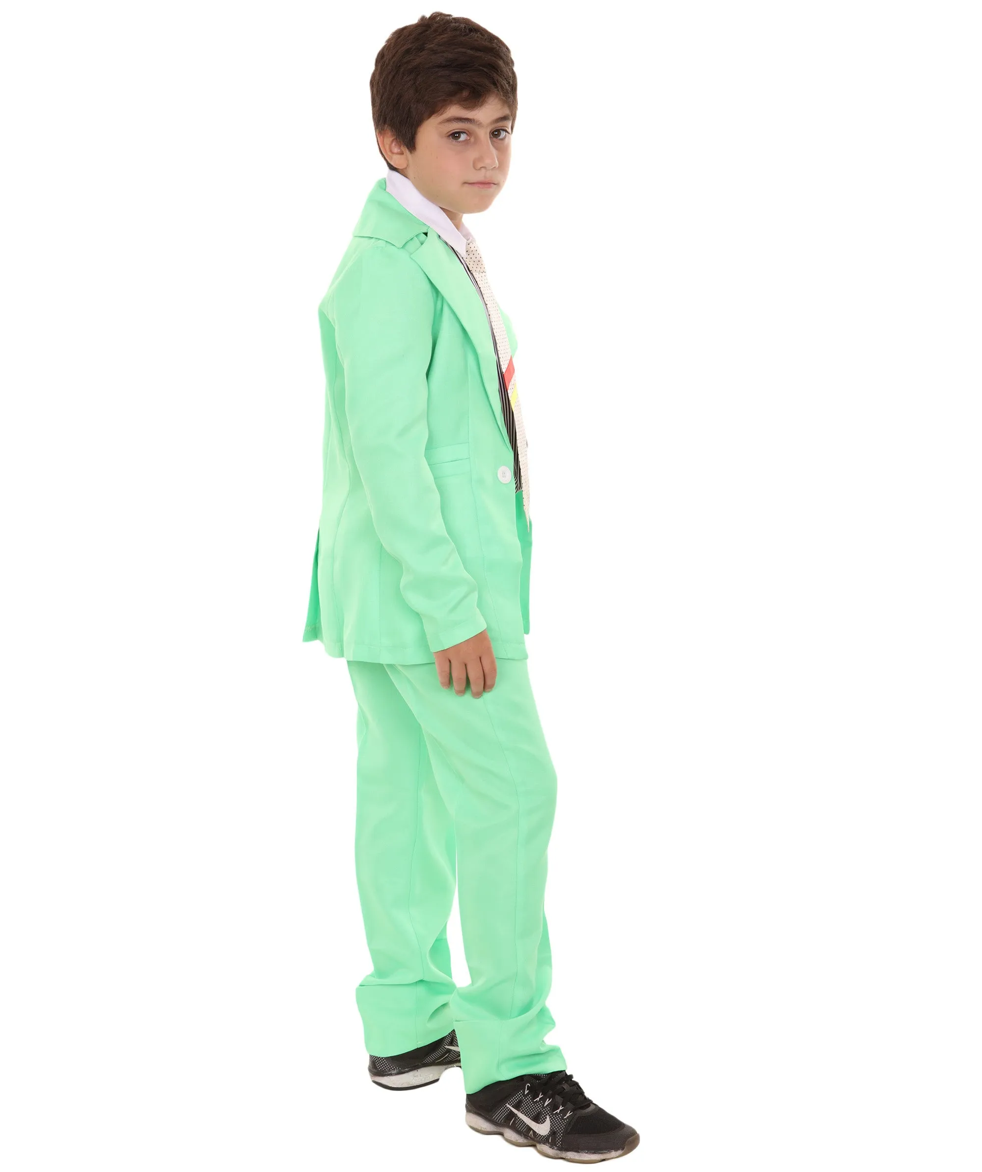 HPO Teen's Deluxe Pop Star Green Color Costume