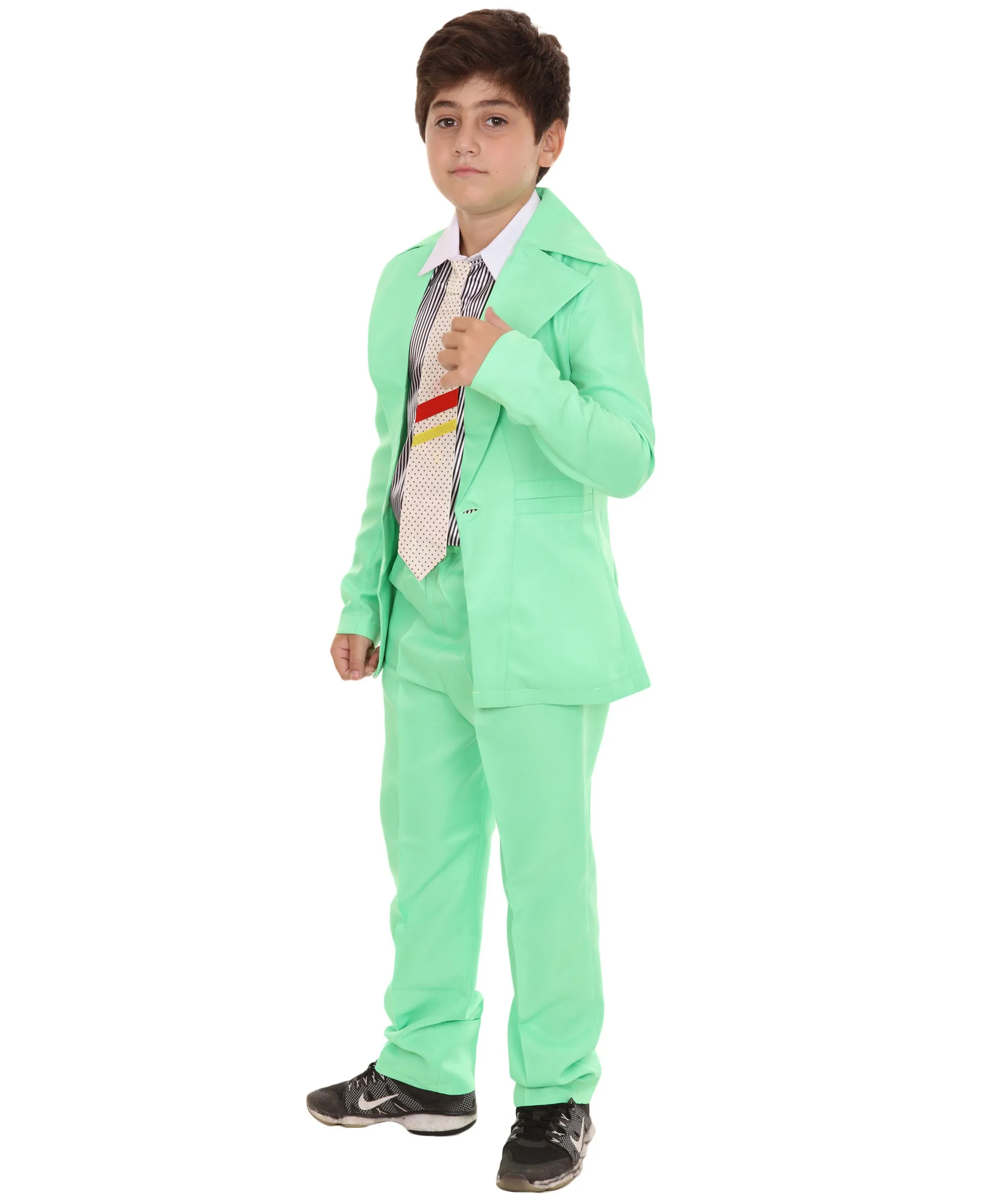 HPO Teen's Deluxe Pop Star Green Color Costume