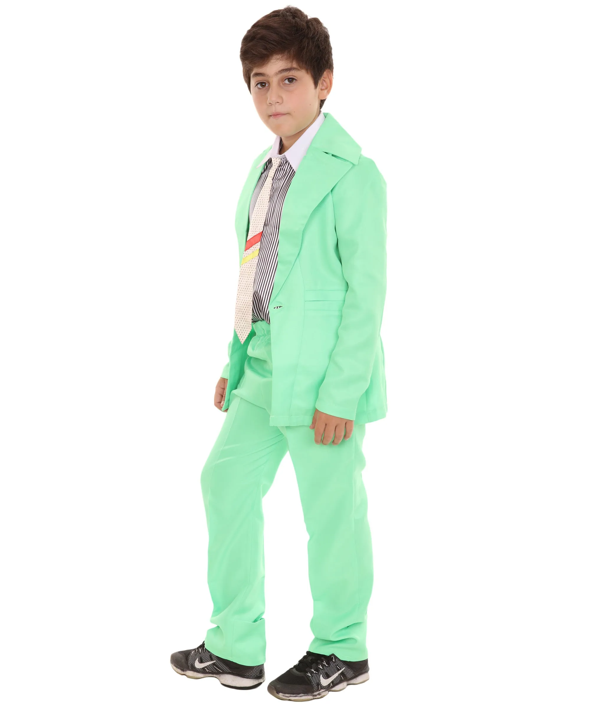 HPO Teen's Deluxe Pop Star Green Color Costume