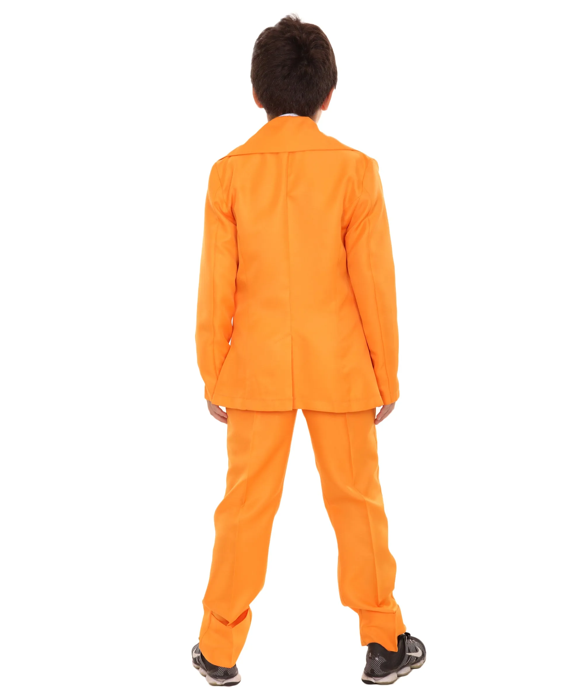 HPO Teen's Deluxe Pop Star Orange Color Costume