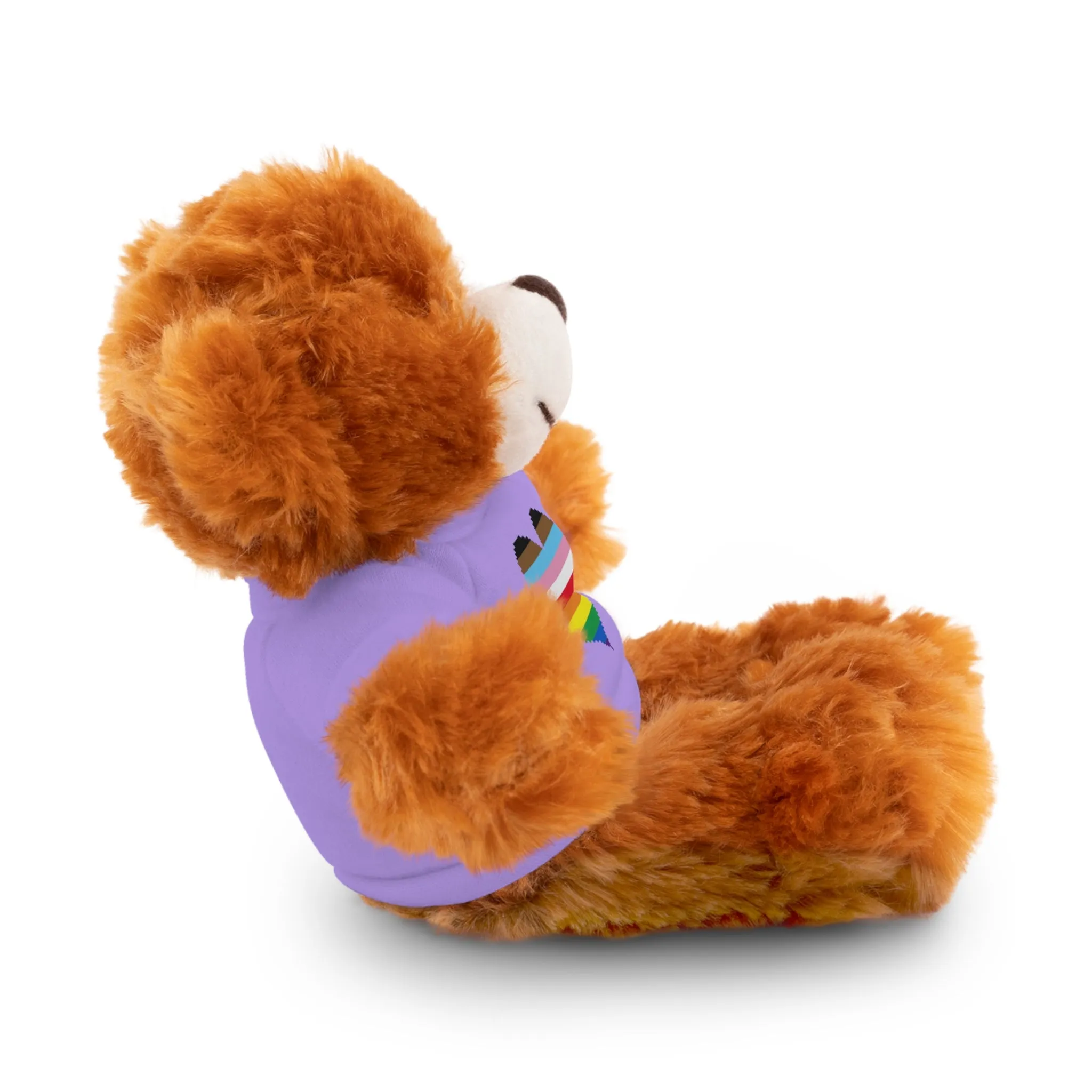 Inclusive Rainbow Pride Heart Stuffed Animals