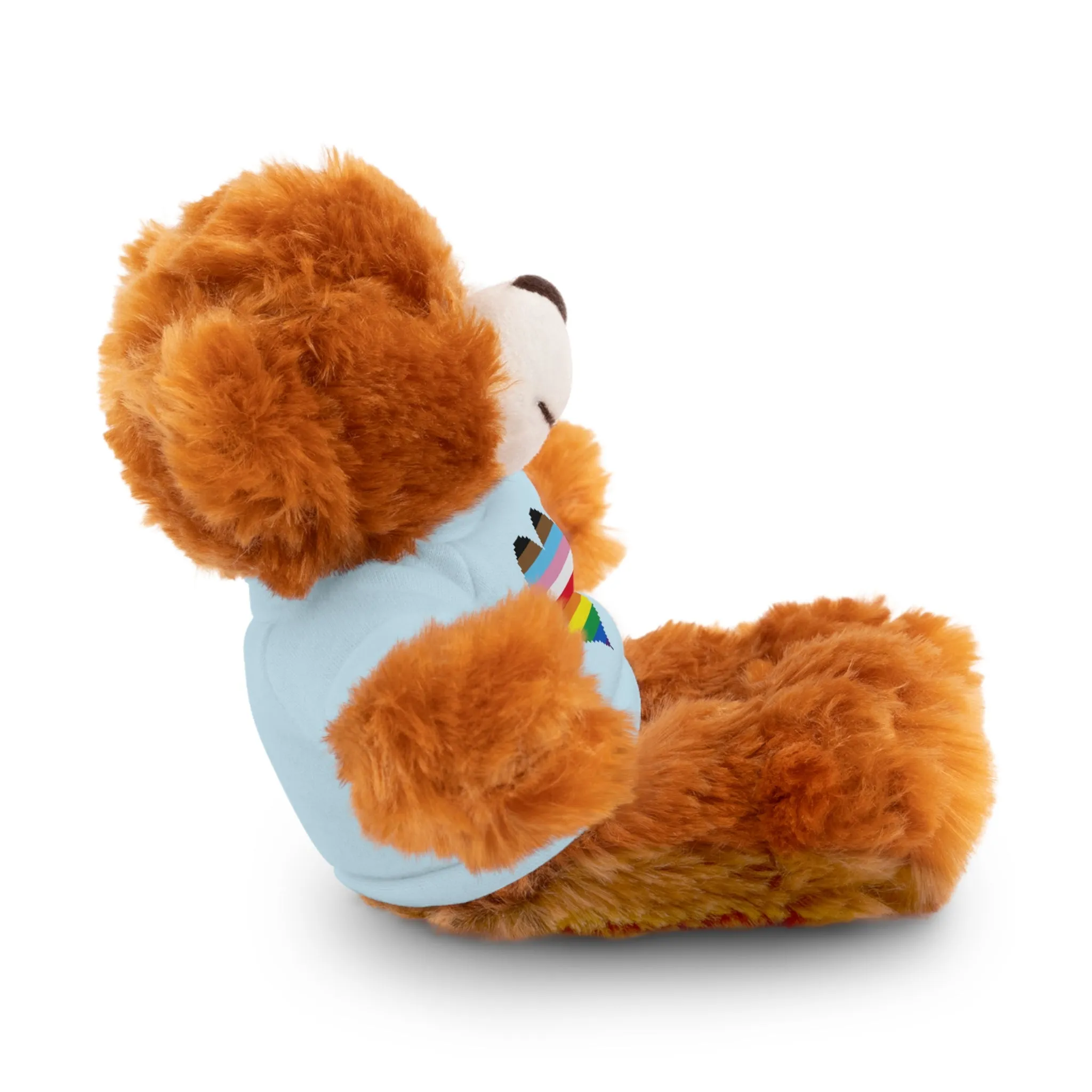 Inclusive Rainbow Pride Heart Stuffed Animals