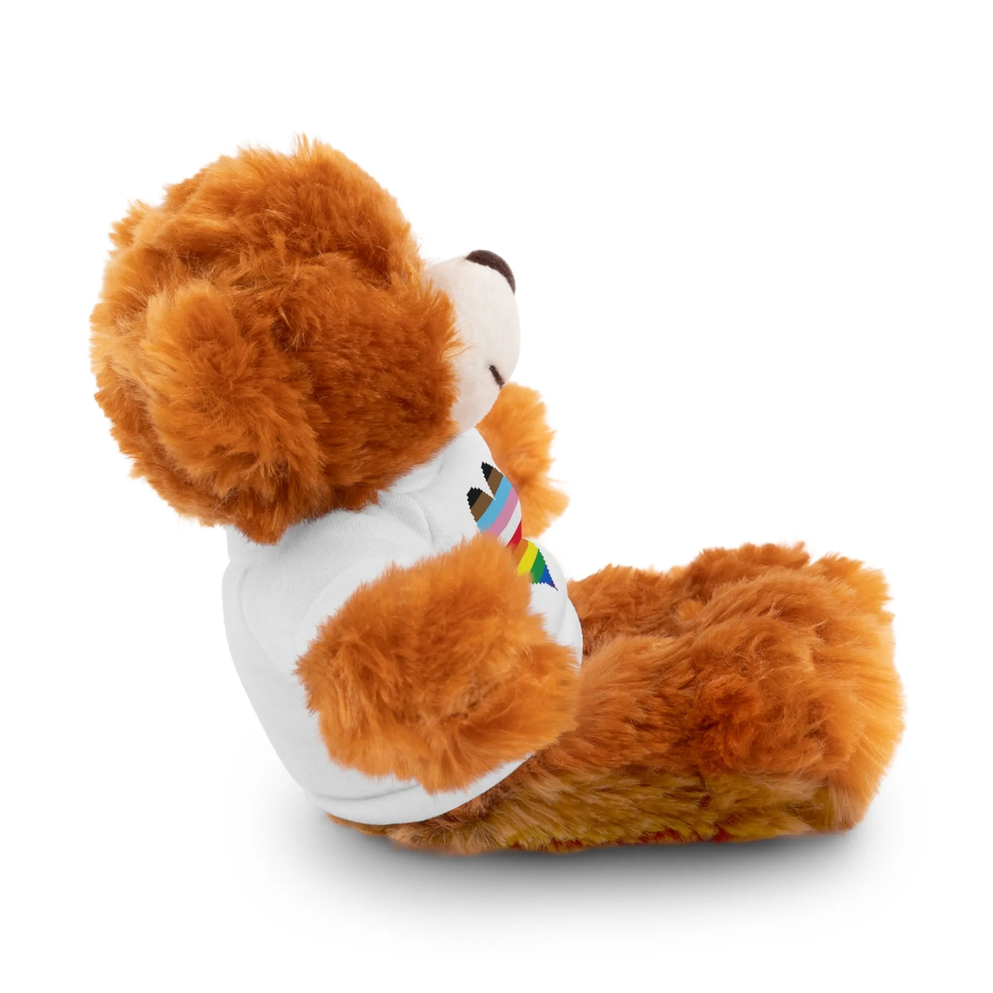 Inclusive Rainbow Pride Heart Stuffed Animals