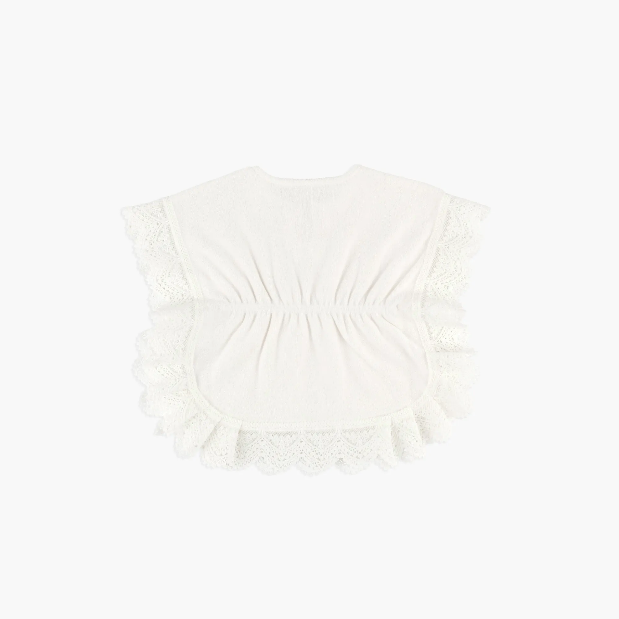 Ivory Terry Poncho Swim Coverup