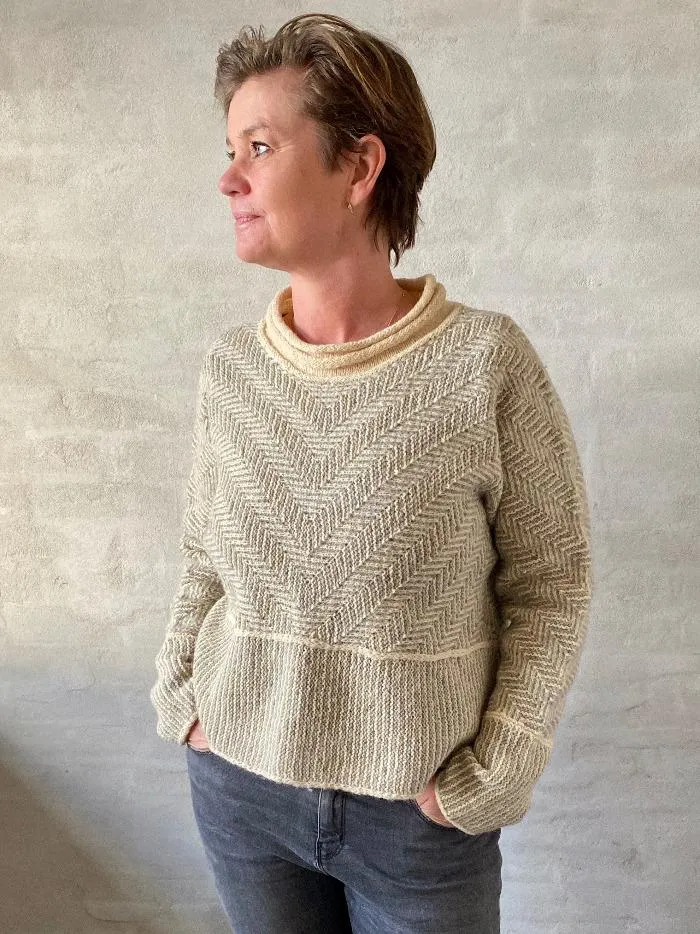 Jazz cardigan/sweater by Hanne Falkenberg, knitting pattern