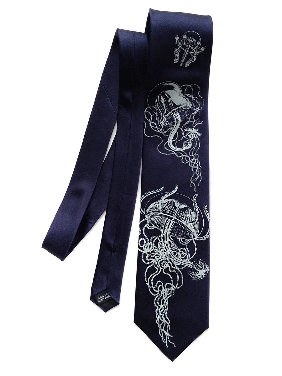 Jellyfish Necktie, Sea Creature Tie