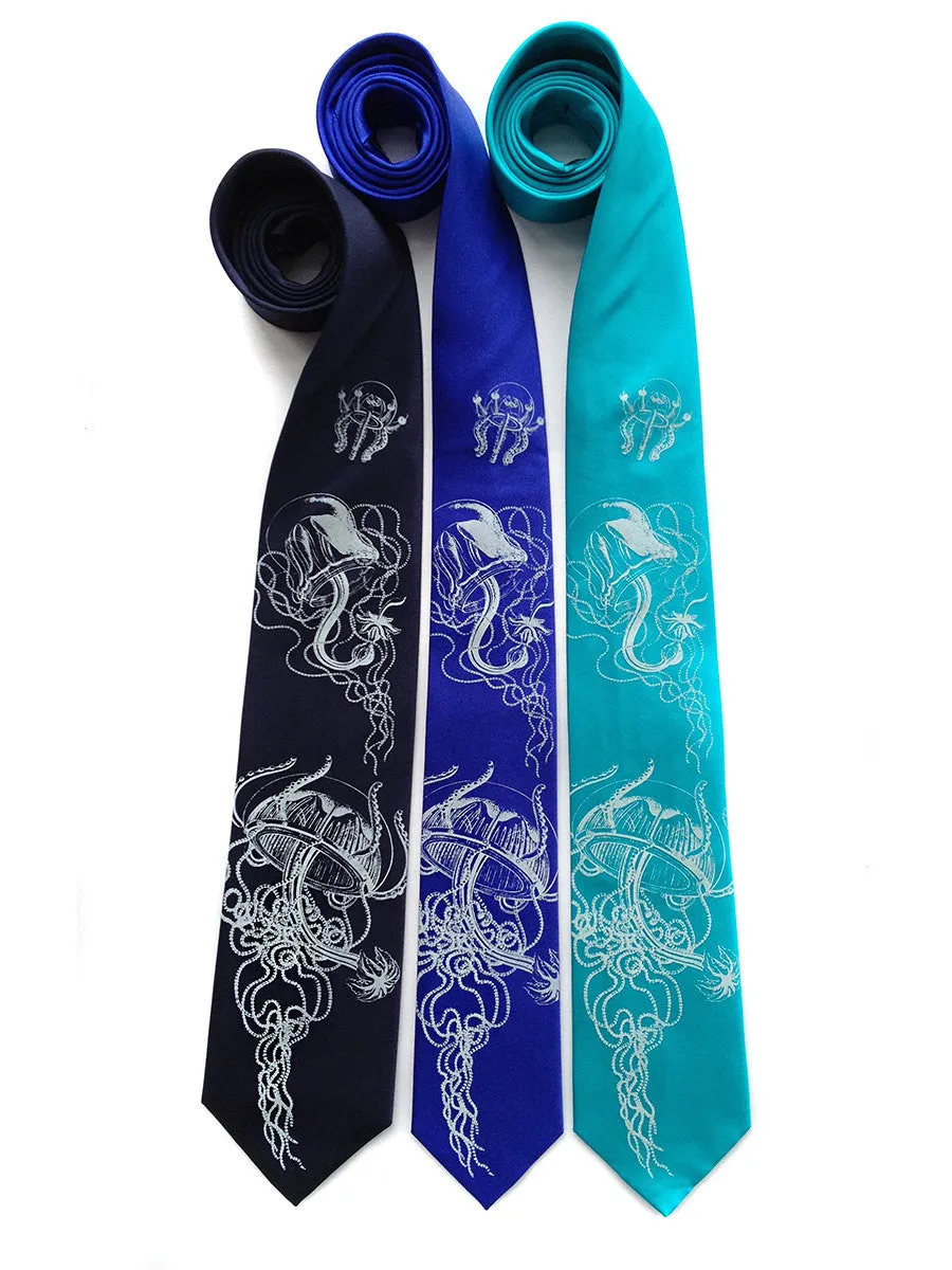 Jellyfish Silk Necktie