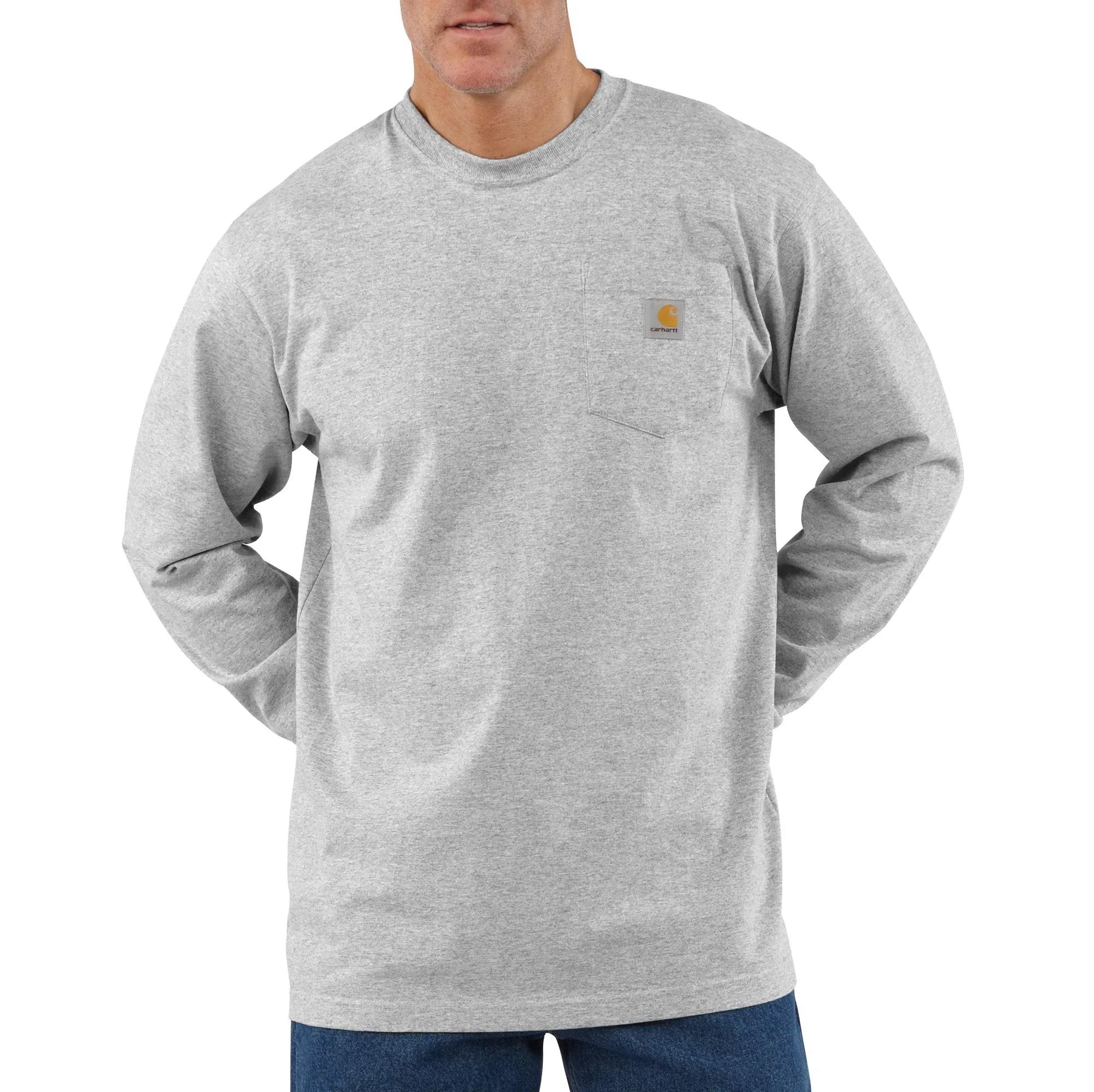 K126 A - LONG SLEEVE WORKWEAR POCKET T-SHIRT