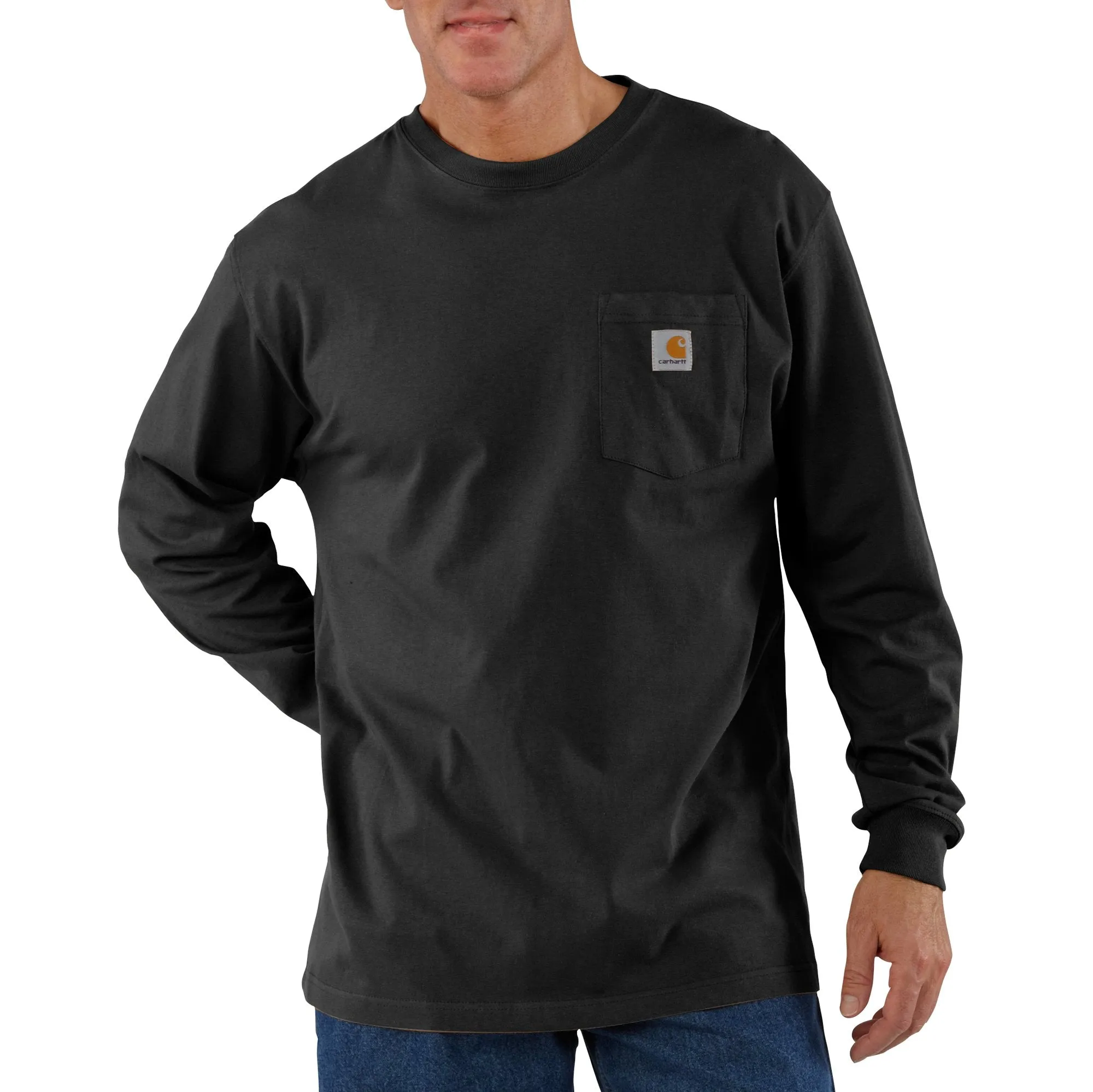 K126 A - LONG SLEEVE WORKWEAR POCKET T-SHIRT