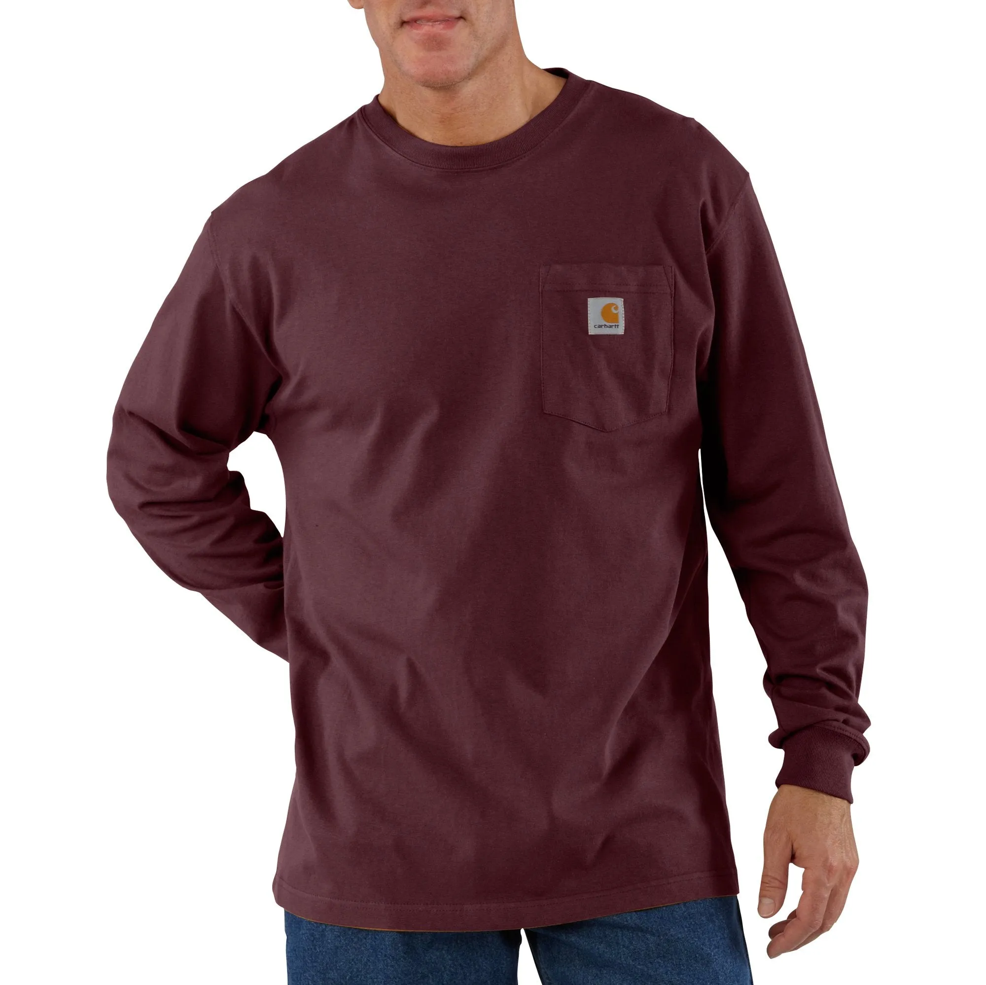 K126 A - LONG SLEEVE WORKWEAR POCKET T-SHIRT