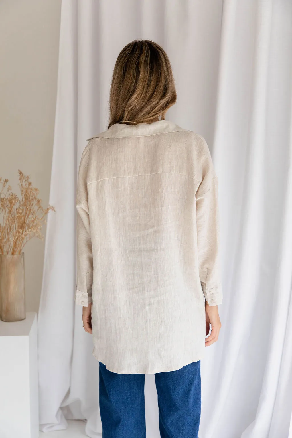 Kaia Linen Shirt - Natural