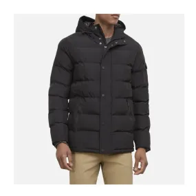 Kenneth Cole Hooded Channel Quilted Coat (2 Colors)