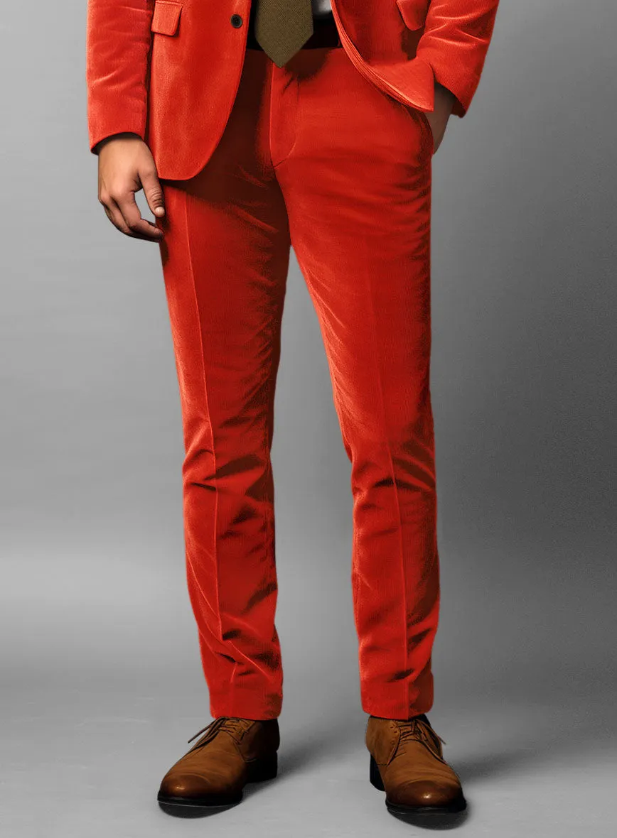 Kingsman Orange Velvet Suit