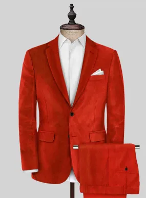 Kingsman Orange Velvet Suit