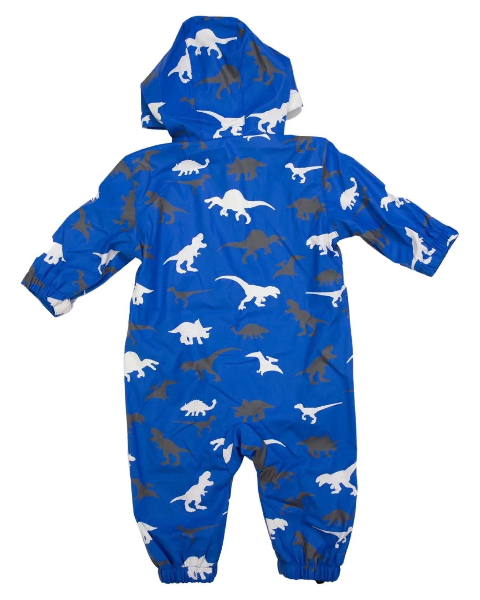 Korango Rain suit Changing Colour Dino Blue