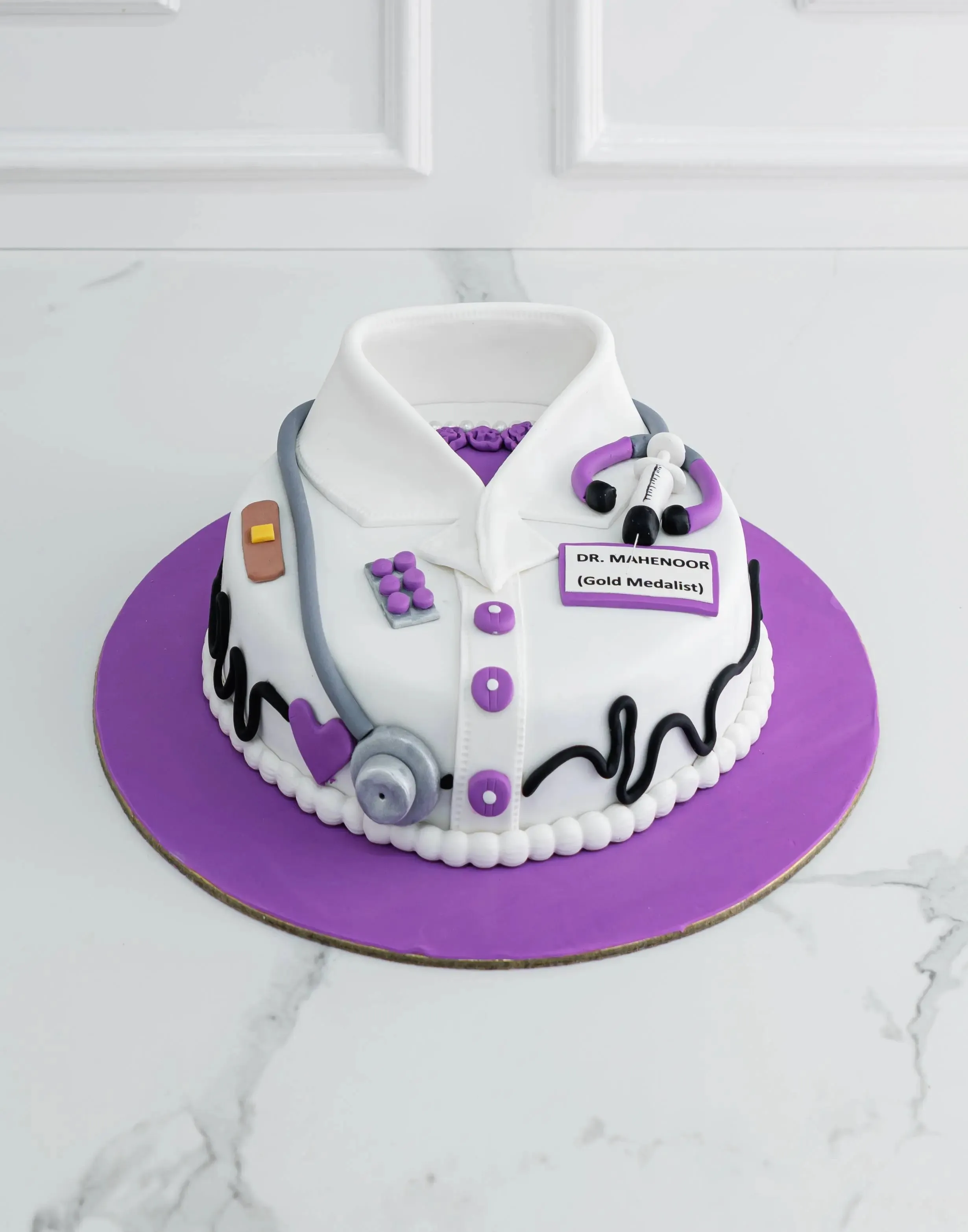 Lab Coat Cake