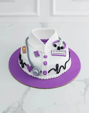 Lab Coat Cake