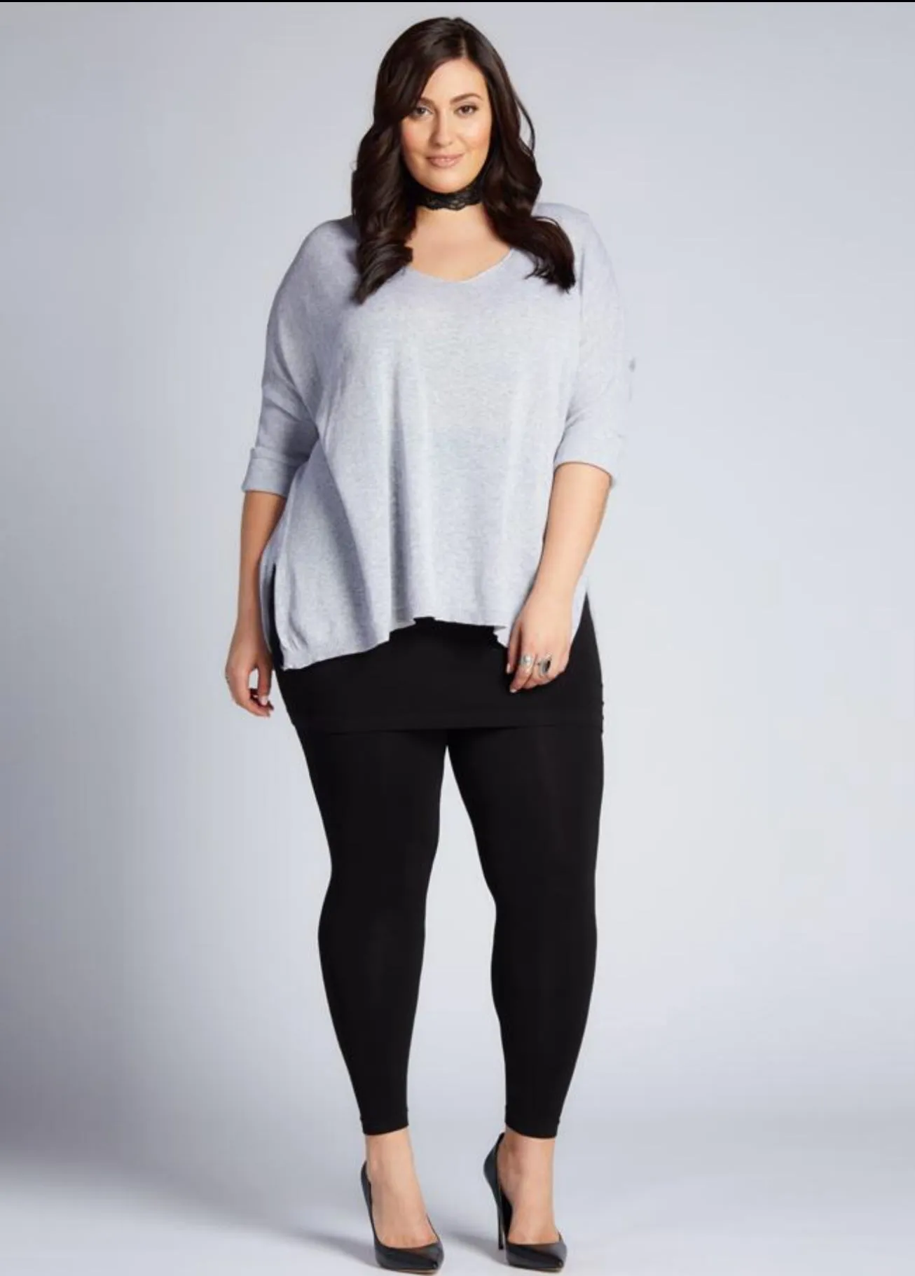 Leggings - Bamboo Plus Size Legging with Skirt