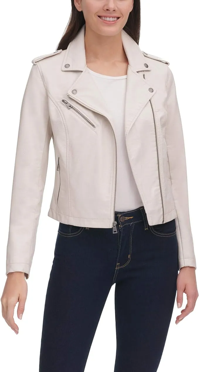 Levi's Women's Faux Leather Classic Asymmetrical Motorcycle Jacket